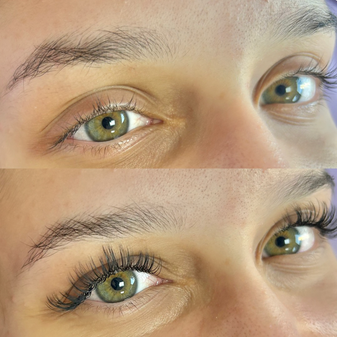 Antes e depois — Efeito Molhado